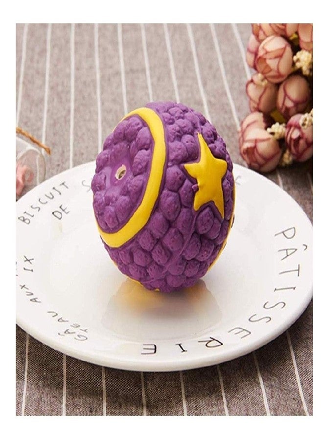 Pups&Pets لعبة كرة نجمية مطاطية تصدر صوتاً من Pups&PetsEetoys للكلاب (متوسطة) اللون - بنفسجي - Image 5